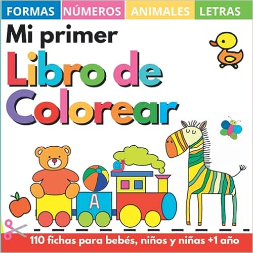 Libros para colorear para niños de 1 año